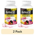 thumbnail interactive-video image 1 of (2 pack) Airborne 1000mg Vitamin C Immune Support Chewable Tablets, Multivitamin Supplement, Very Berry Flavor, 64 ct, 1 of 14