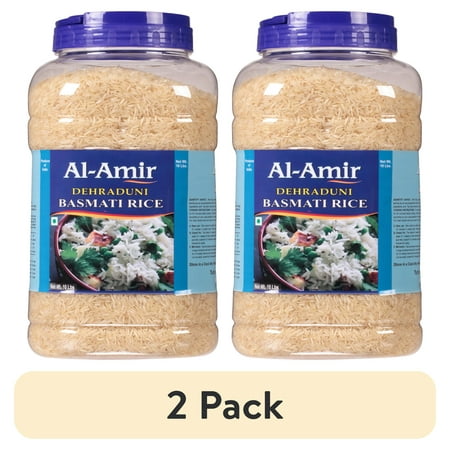(2 pack) Al-Amir Dehraduni Basmati Rice, 10 lbs
