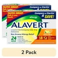 thumbnail image 1 of (2 pack) Alavert Allergy 24-Hour Relief (Citrus Burst Flavor Orally Disintegrating Tablets), Non-Drowsy, Antihistamine, 18 Count (Pack of 1), 1 of 5