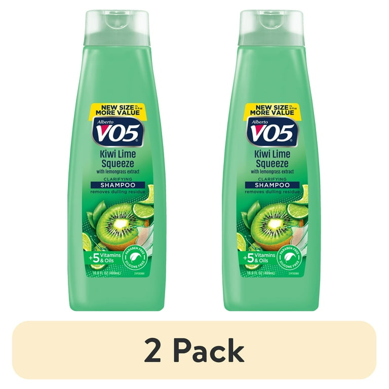 2 pack) Alberto VO5 Kiwi Lime Clarifying Shampoo with