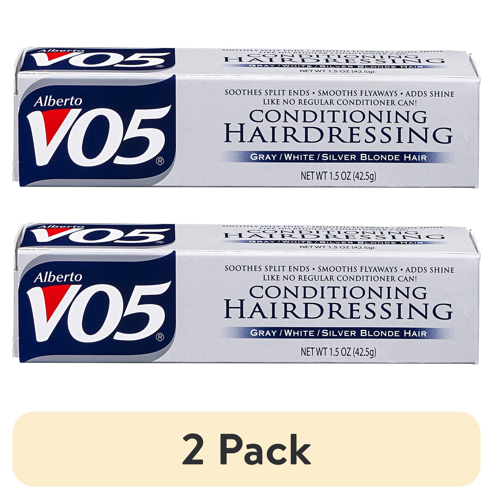 (2 pack) Alberto VO5 Strengthening & Split End Repair Shine Enhancing Daily Hairdressing Conditioner, 1.5 oz, Travel Size