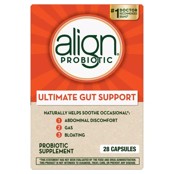 Align Probiotic Daily Digestive Health Supplement Capsules, 28 Ct