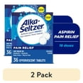 thumbnail interactive-video image 1 of (2 pack) Alka-Seltzer Pain Relief, Aspirin Effervescent Tablets for Fast Pain Relief, Package May Vary 36 Ct, 1 of 11