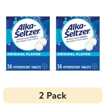 (2 pack) Alka-Seltzer Original Pain Relief Effervescent, 36 Ct