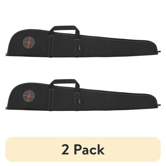 (2 pack) Allen Company 48" Air Rifle Pellet BB Gun Soft Case, Black, Polyester, 428A