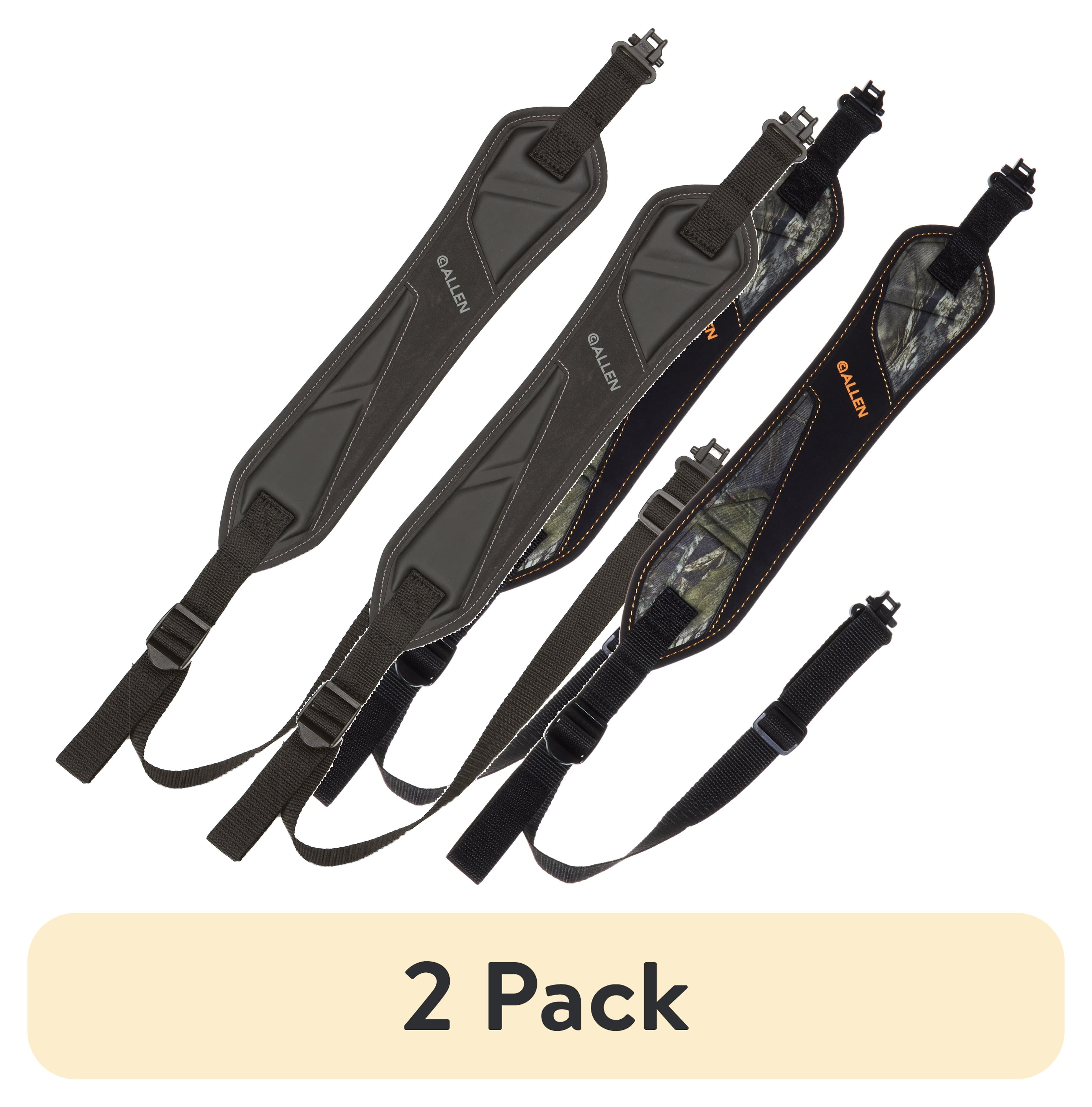 (2 pack) Allen Company Adjustable Length Rifle Sling with Swivels, 21" to 38", Assorted Colors, Polyester, 8284A