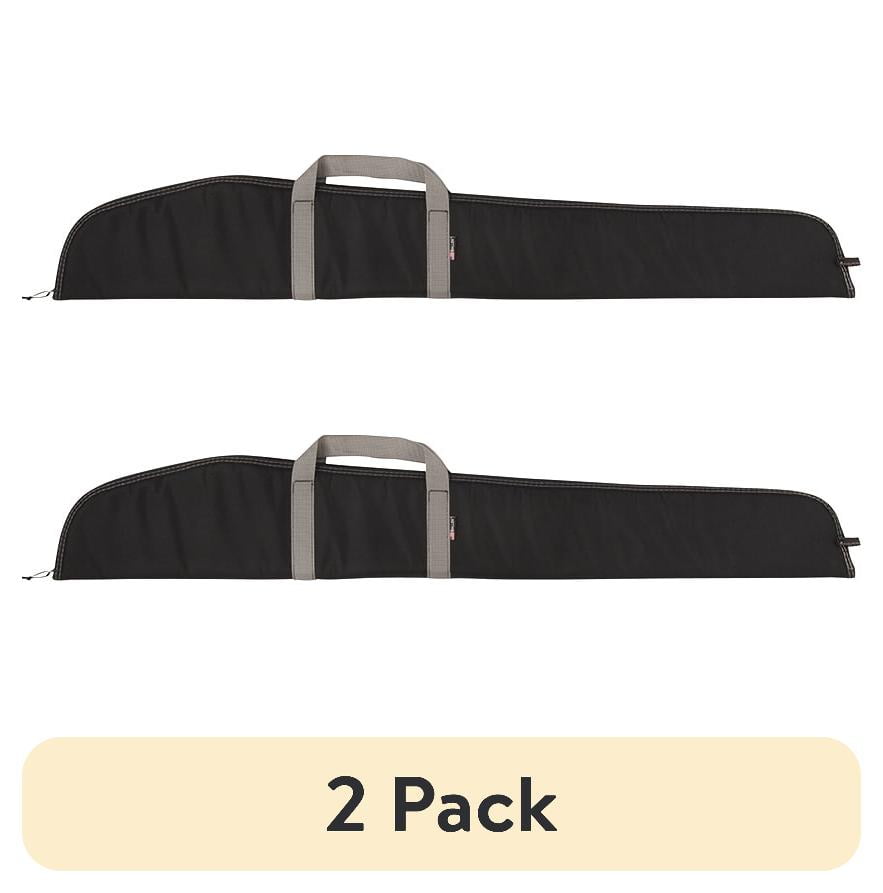 (2 pack) Allen Company Eldorado 52" Long x 9" Wide Shotgun Zippered Soft Case, Black, Polyester, Model 822A