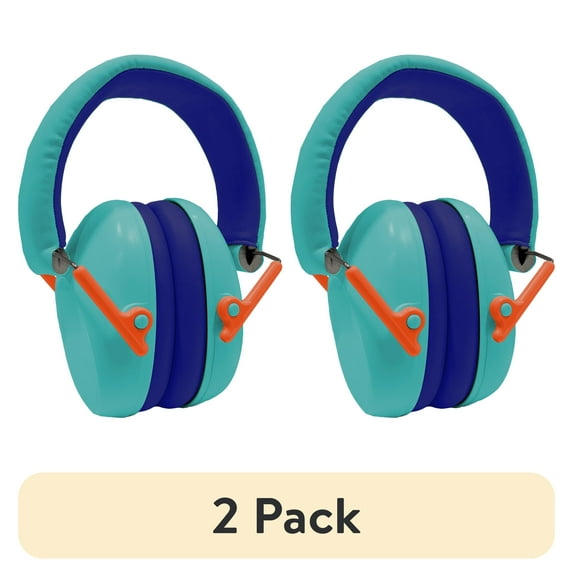 (2 pack) Allen Company Kids Shooting Ear Muffs, Nrr 23 Db, Blue, 0.53 lb, 2237A