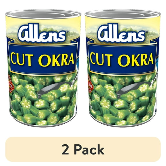 (2 pack) Allens Cut Okra, 14.5 Oz