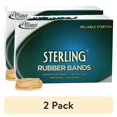 thumbnail image 1 of (2 pack) Alliance Rubber 24145 Sterling Rubber Bands Size #14, 1 lb Box of Approx. 3100 Bands (2" x 1/16", Natural Crepe), 1 of 7