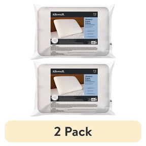 (2 pack) Allswell Memory Foam Pillow, Breathable, Pressure-Relieving Support, Standard/Queen