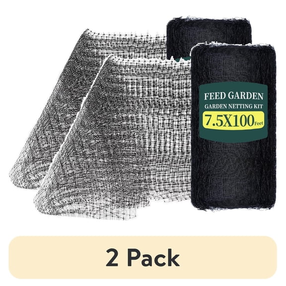 (2 pack) Alpacasso Garden Netting,7 x 100 Feet Reusable Chicken Wire for Plants Fruit Trees Vegetables Against Birds, Deer and Other Animals