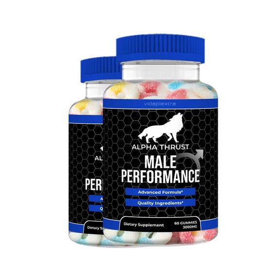(2 pack ) Alpha Thrust Gummies - Alpha Thrust Male Gummies