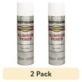 thumbnail image 1 of (12 pack) 6 Pack, Aluminum Primer, Rust-Oleum Professional High Performance Flat White Enamel Spray Paint-254170, 15 oz, 1 of 6