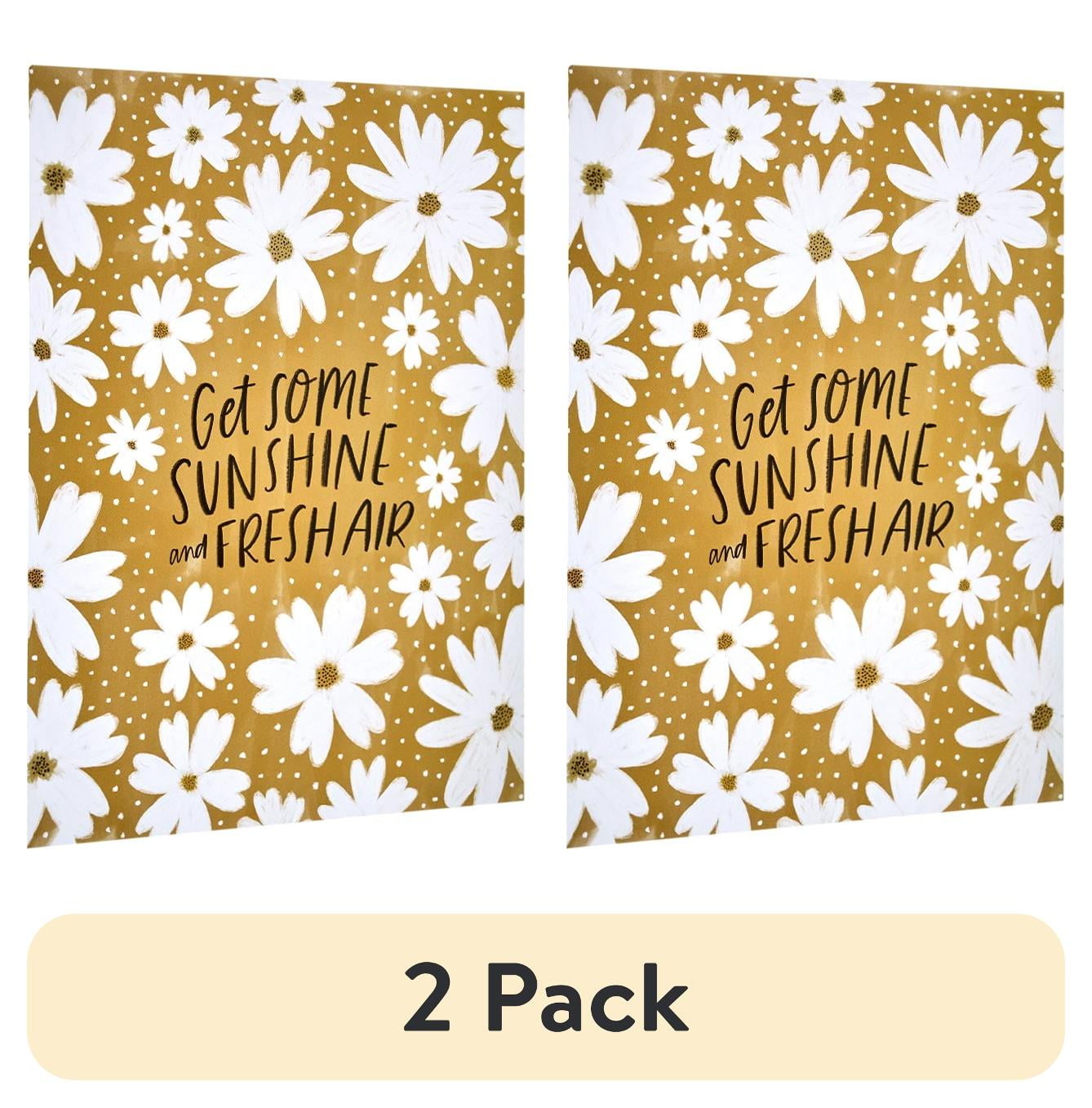 (2 pack) American Art Decor Sentiments 8" x 10" 3-Piece Print Set