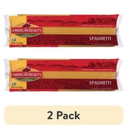 (2 pack) American Beauty Spaghetti Pasta, 16 oz– Traditional Pasta for Italian Style Dishes