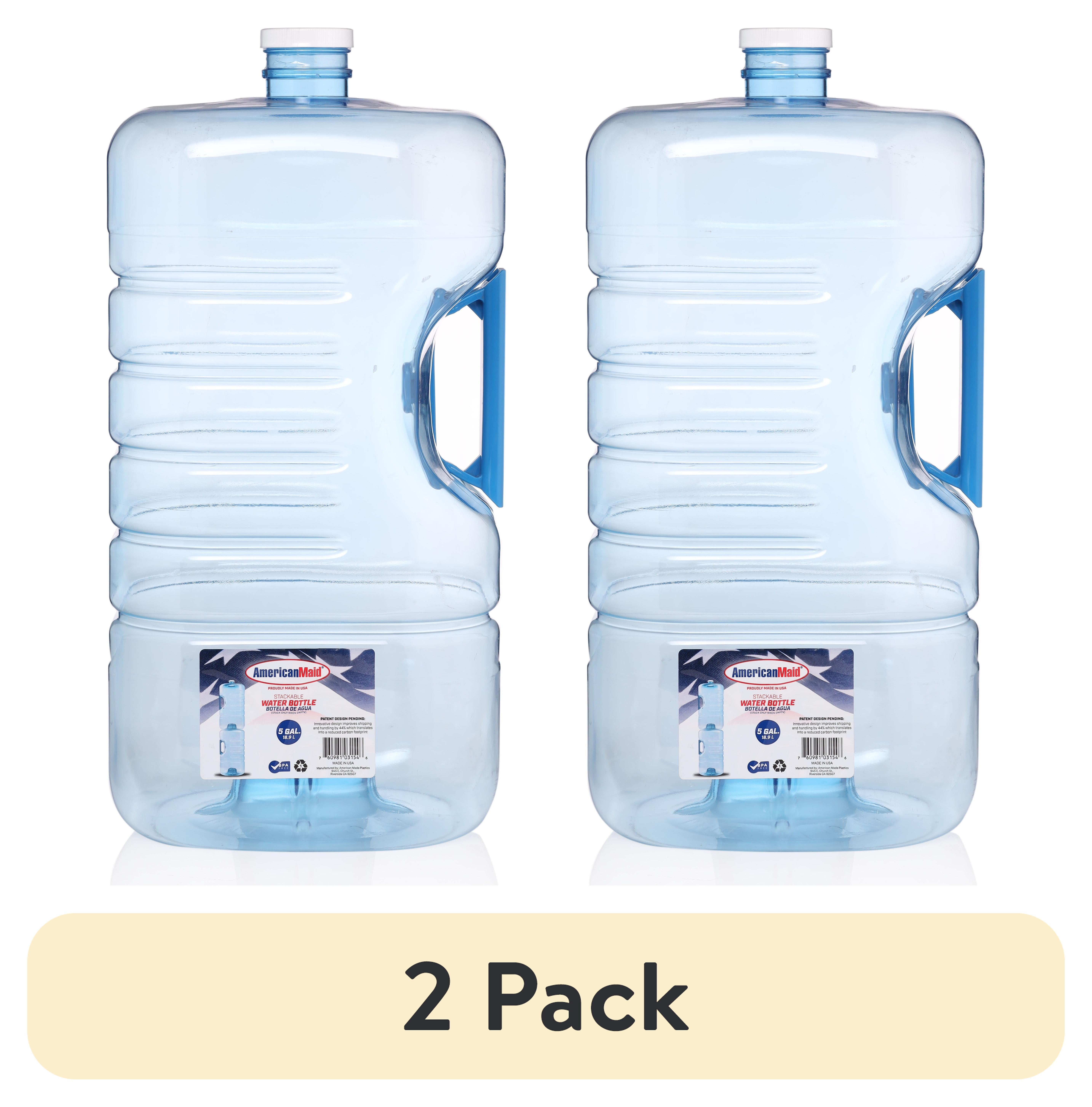 (2 pack) American Maid 5 Gallon Stackable Water Bottle 640oz