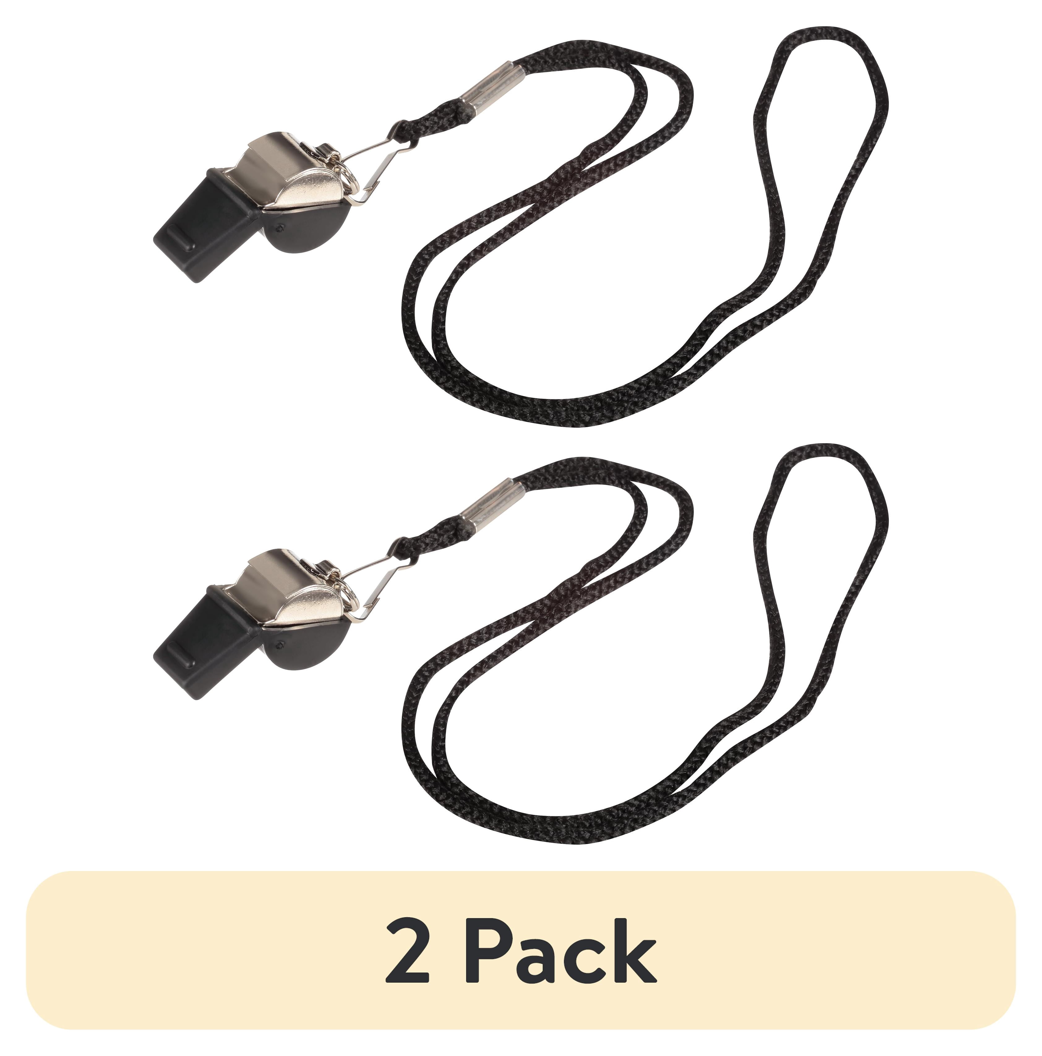 (2 pack) American Whistle Corporation Durable Spirit Whistle with Safe-T-Tip and Woven Lanyard, 2oz