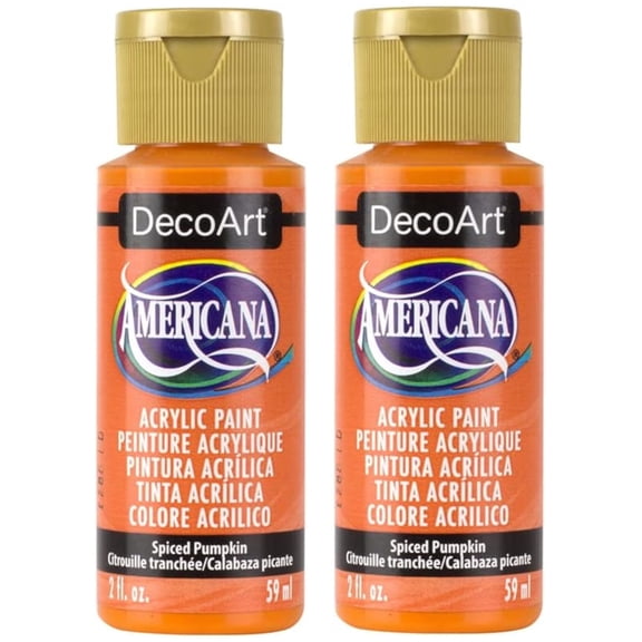 2-pack - Americana Acrylic Paint 2oz, Spiced Pumpkin DA-310 00766218064257