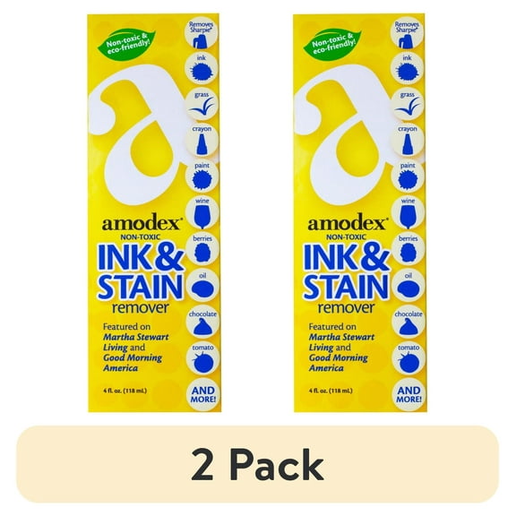(2 pack) Amodex Ink & Stain Remover-4 oz