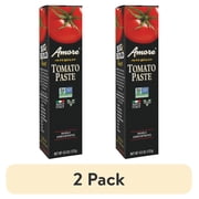 (2 pack) Panos Brands Amore Tomato Paste, 4.5 oz