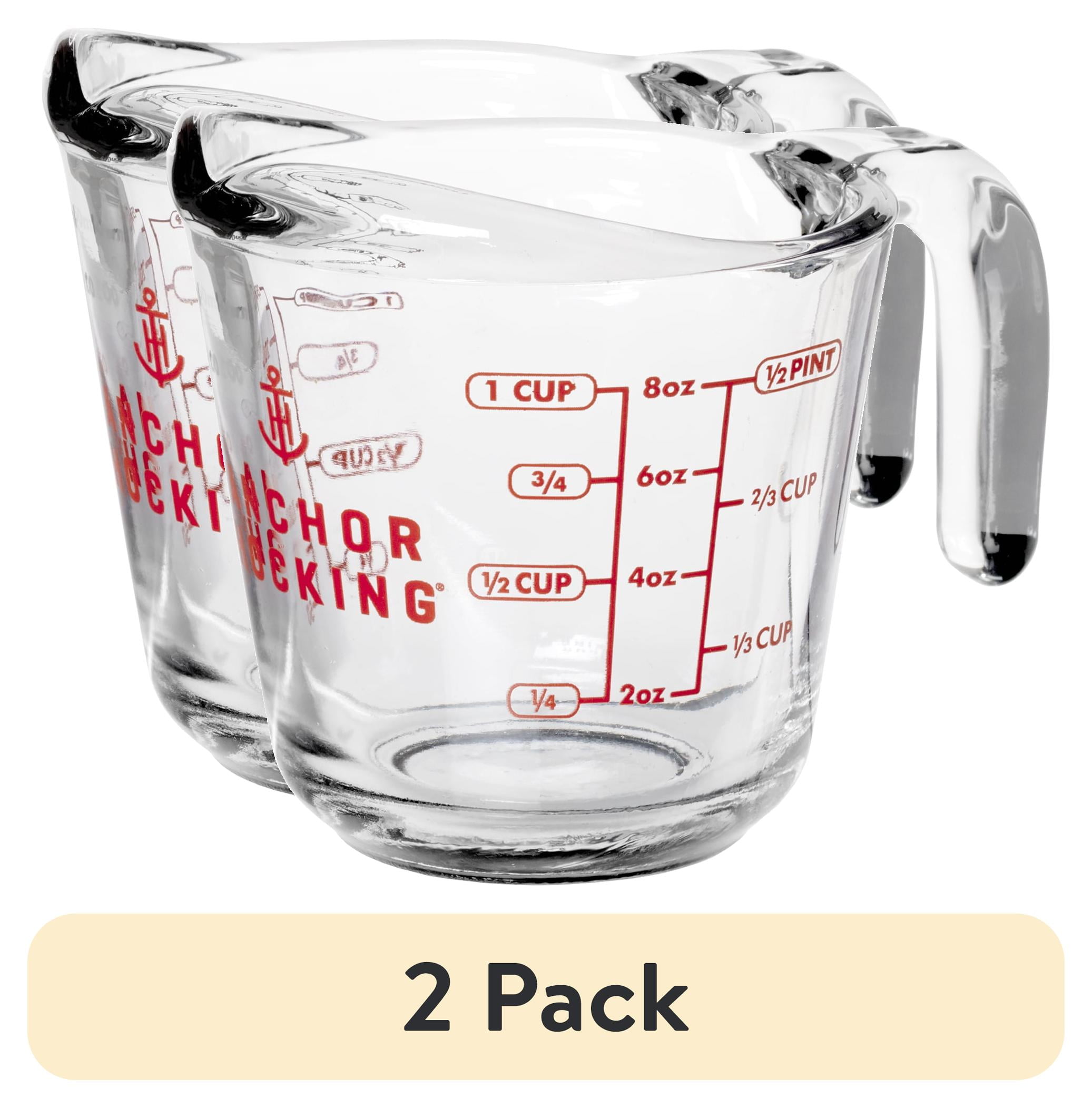 Anchor Hocking 2-Cup Glass Measuring Cup – Durable & Versatile