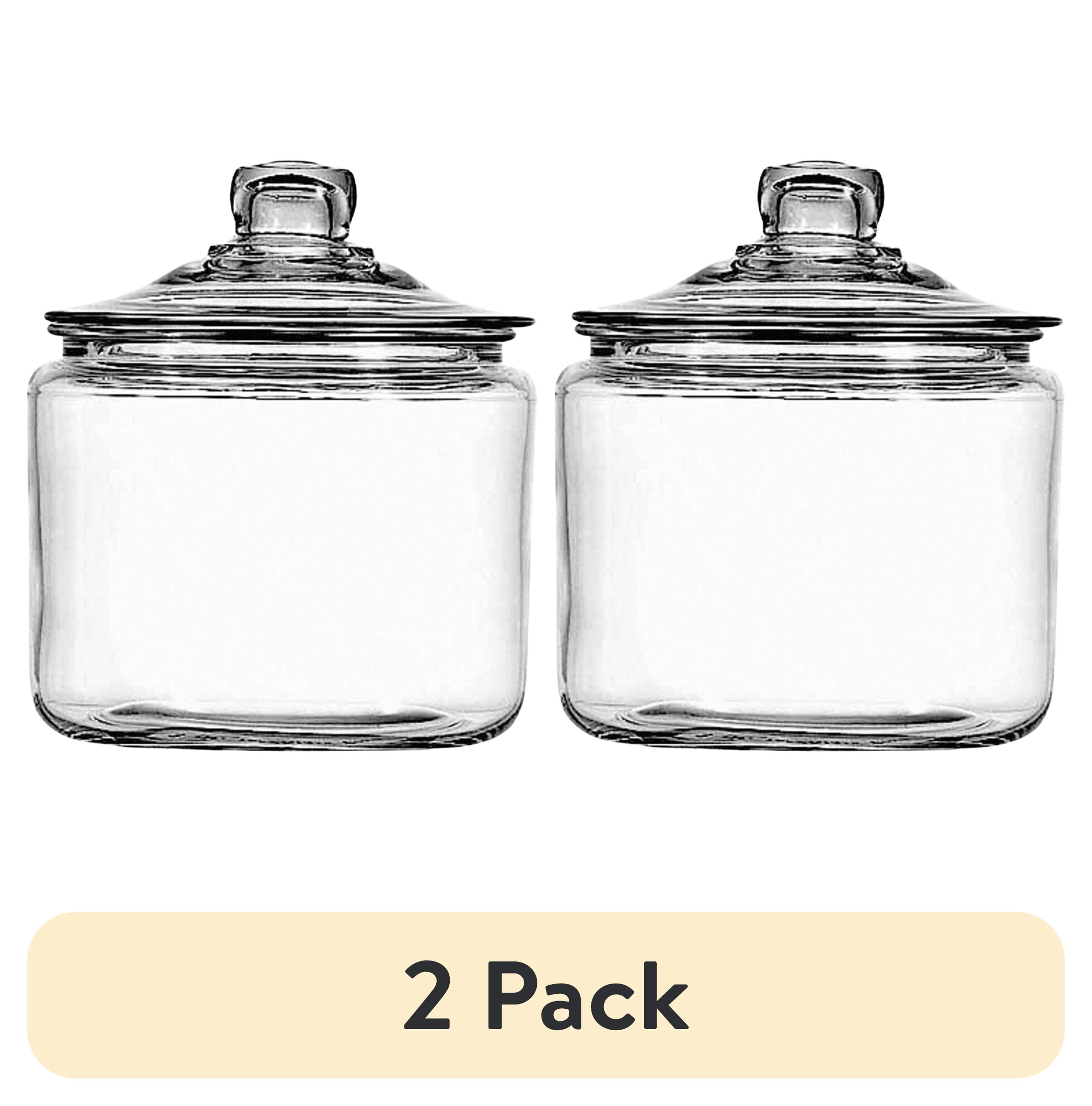 2 pack) Anchor Hocking Glass Heritage Hill Jar, 3 Quarts - Walmart.com