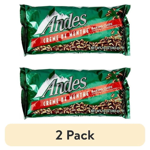 (2 pack) Andes Creme De Menthe Baking Chips, 10 oz