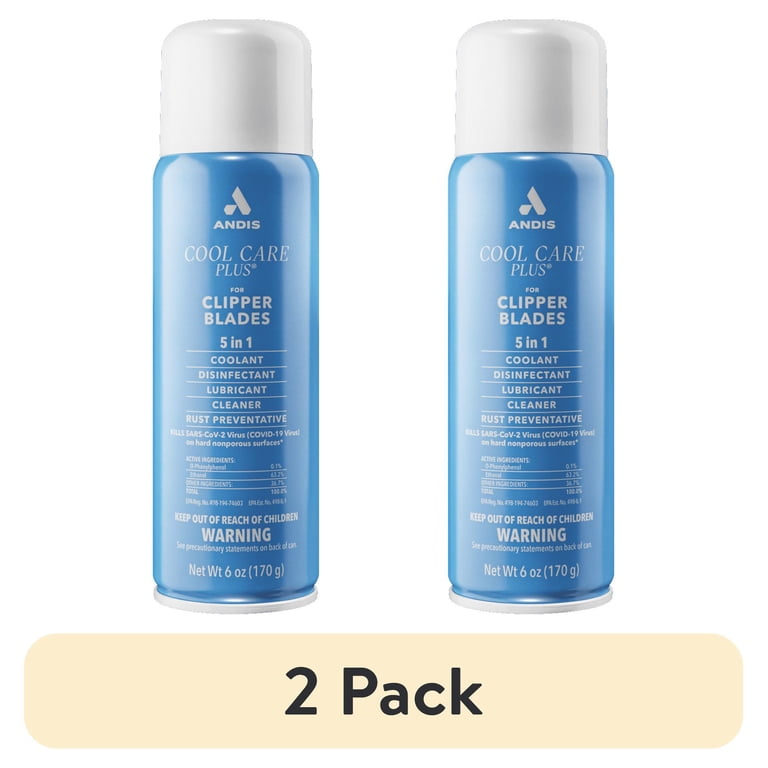 Andis Cool Care Plus Spray, 2 pack, 6 oz, 5-in-1 formula - Walmart.com