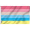 thumbnail image 1 of (2 pack) Anley 3 ft x 5 ft Genderflux Pride Flag - Genderflux Genderfluid LGBT Flags Polyester, 1 of 8