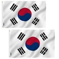 thumbnail image 1 of (2 pack) Anley Fly Breeze 3x5 Foot South Korea Flag - S Korean National Flags Polyester with Brass Grommets, 1 of 8