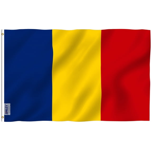 (2 pack) Anley Fly Breeze 3x5 Ft Romania flag - Romanian Flags Polyester