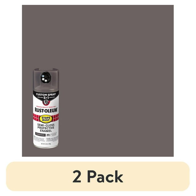 (12 pack) Anodized Bronze, Rust-Oleum Stops Rust Custom Spray 5 in 1 ...