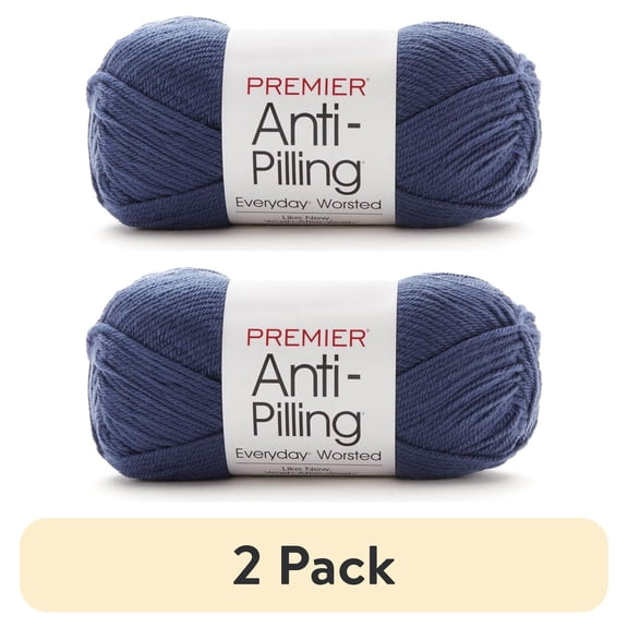 (2 pack) Anti-Pilling Everyday® Worsted