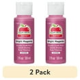 thumbnail image 1 of (2 pack) Apple Barrel Acrylic Craft Paint, Matte Finish, Bright Magenta, 2 fl oz, 1 of 17