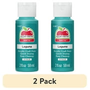 (2 pack) Apple Barrel Acrylic Craft Paint, Matte Finish, Laguna, 2 fl oz