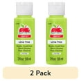 thumbnail image 1 of (2 pack) Apple Barrel Acrylic Craft Paint, Matte Finish, Lime Tree, 2 fl oz, 1 of 18