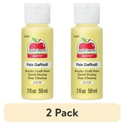 (2 pack) Apple Barrel Acrylic Craft Paint, Matte Finish, Pale Daffodil, 2 fl oz