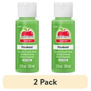 (2 pack) Apple Barrel Acrylic Craft Paint, Matte Finish, Parakeet, 2 fl oz