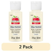 (2 pack) Apple Barrel Acrylic Craft Paint, Matte Finish, Antique Parchment, 2 fl oz