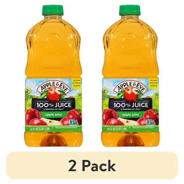 (2 pack) Apple & Eve 100% Apple Juice, 64 fl oz Bottle