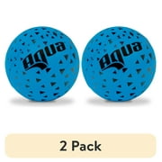(2 pack) Aqua-Leisure 3.5" Foam Skipper Ball Pool Toy, Blue, Skips Over 75 Feet