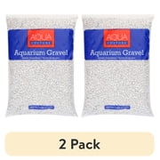 (2 pack) Aqua Culture Aquarium Gravel, White, 5 Lb, Aquatic