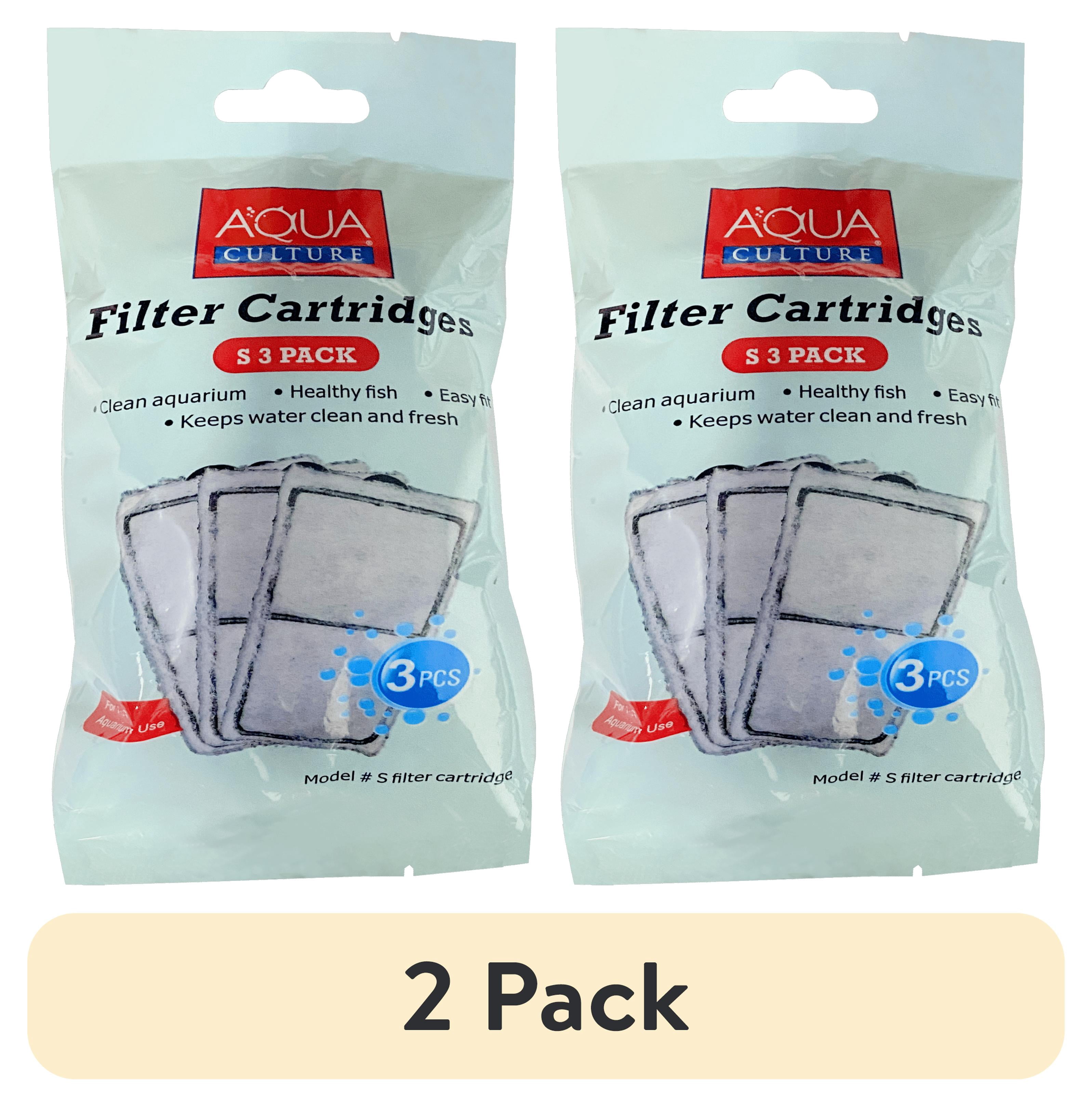 (2 pack) Aqua Culture Filter Cartridges-S-3 Pack