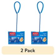 (2 pack) Aqua Culture Fish Net, Plastic, 5 in