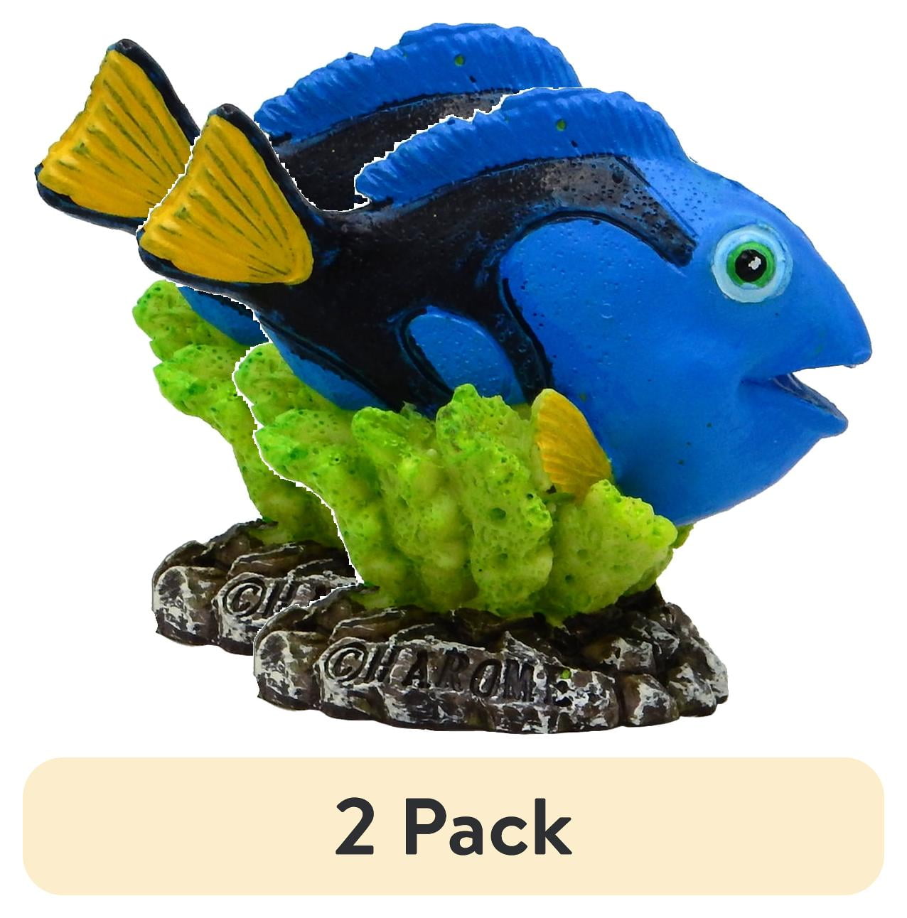 pack) Aqua Culture Mini Aquarium Ornament Multicolor