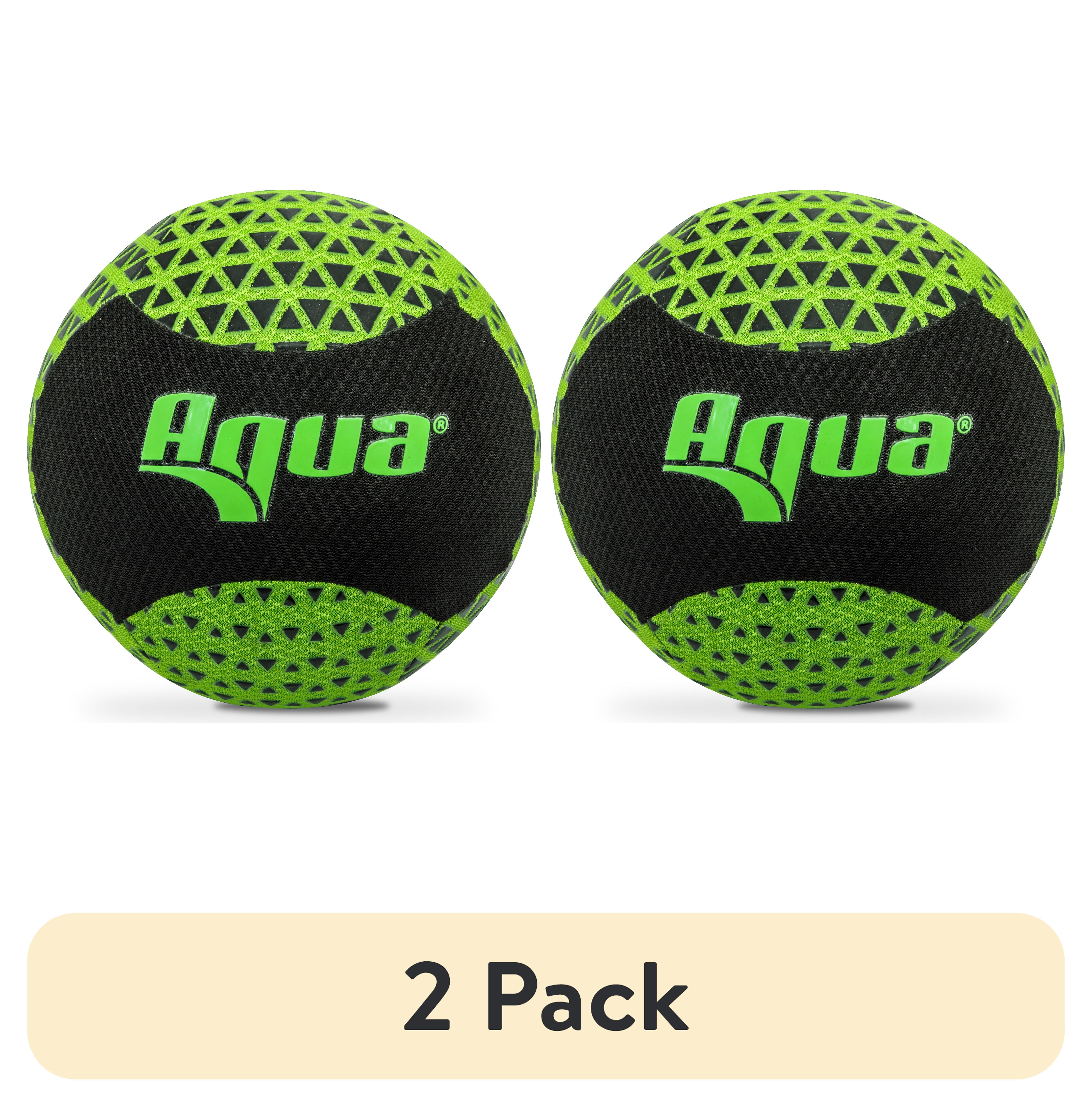 (2 pack) Aqua-Leisure G'ripped 3-D Air-Mesh Fabric Volleyball, Green