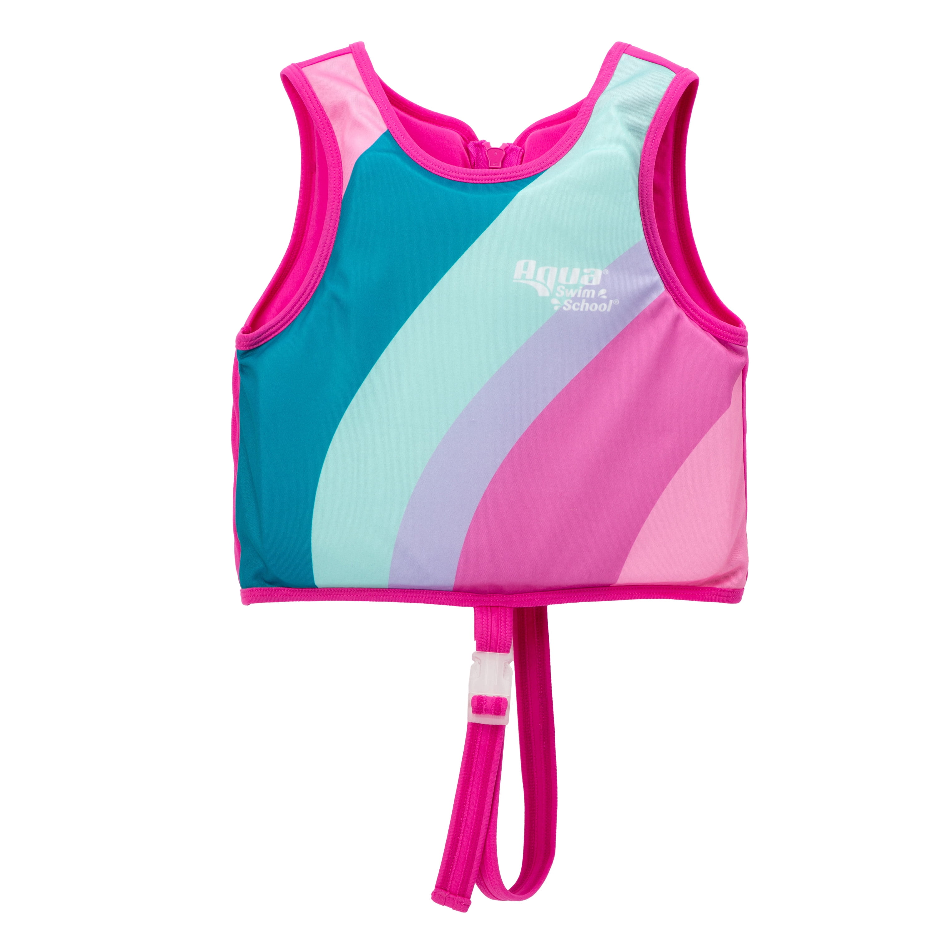 (2 pack) Aqua SwimSchool Swim Training Vest, Ages 4-6 Years, 37-50 lb, Pink