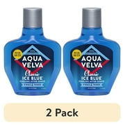 2 pack Aqua Velva After Shave, Classic Ice Blue, 3.5 Ounce