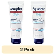 (2 pack) Aquaphor Baby Healing Ointment for Teething, Drool and Diaper Rash, Hypoallergenic, 7 oz
